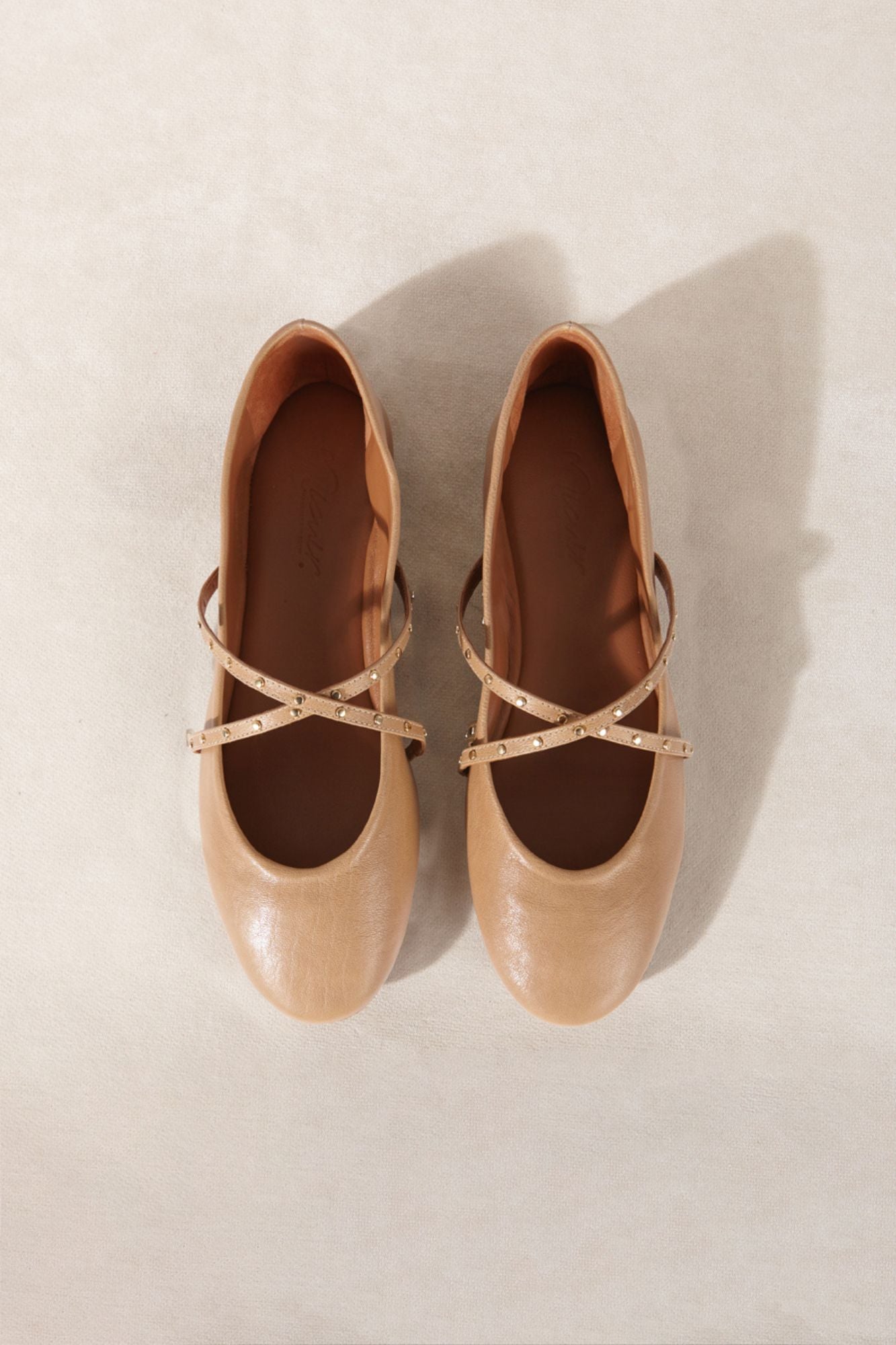 BAILARINA CRUZADA LATTE 1CM