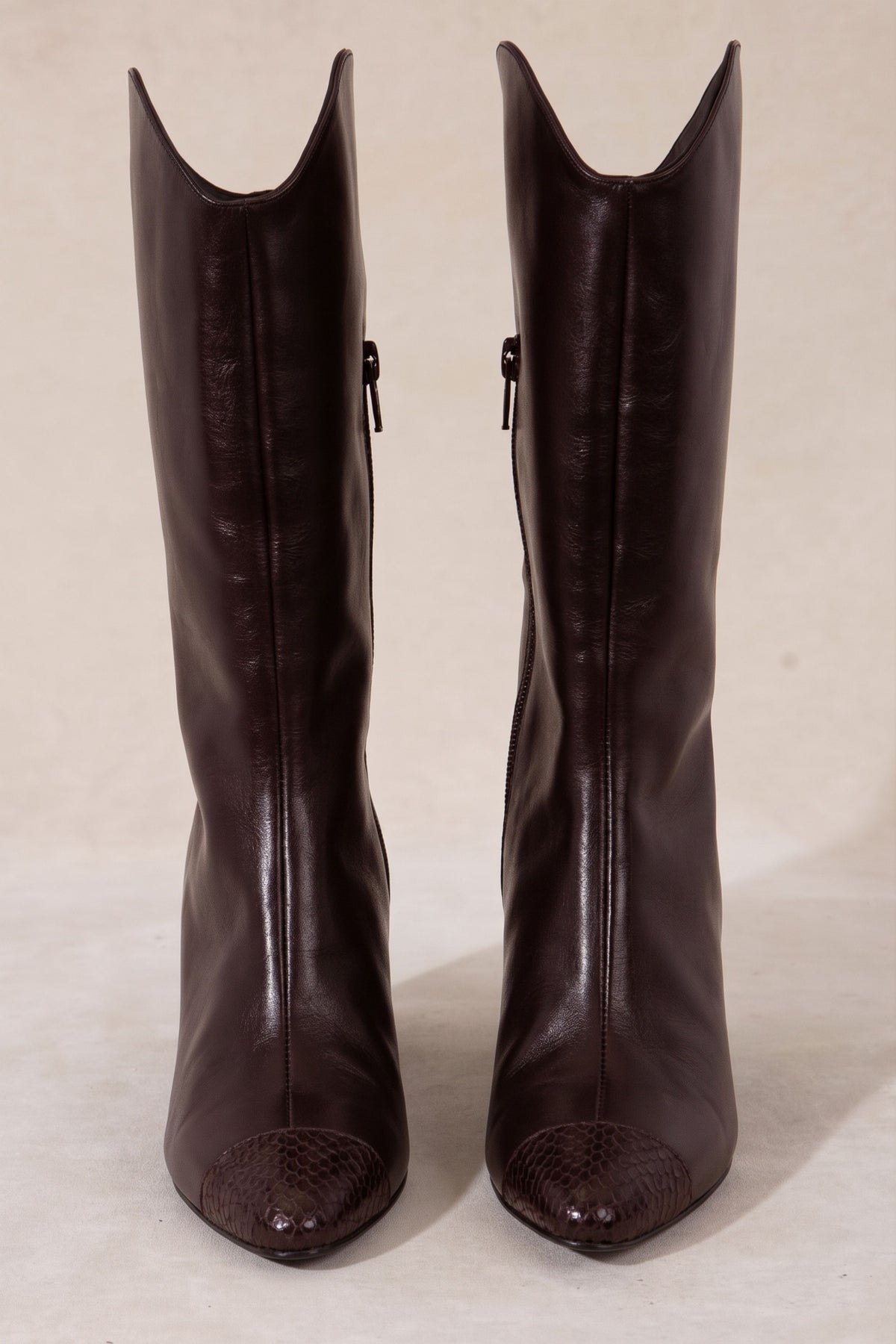 GIGI BOOTS CHOCOLATE 6.5CM