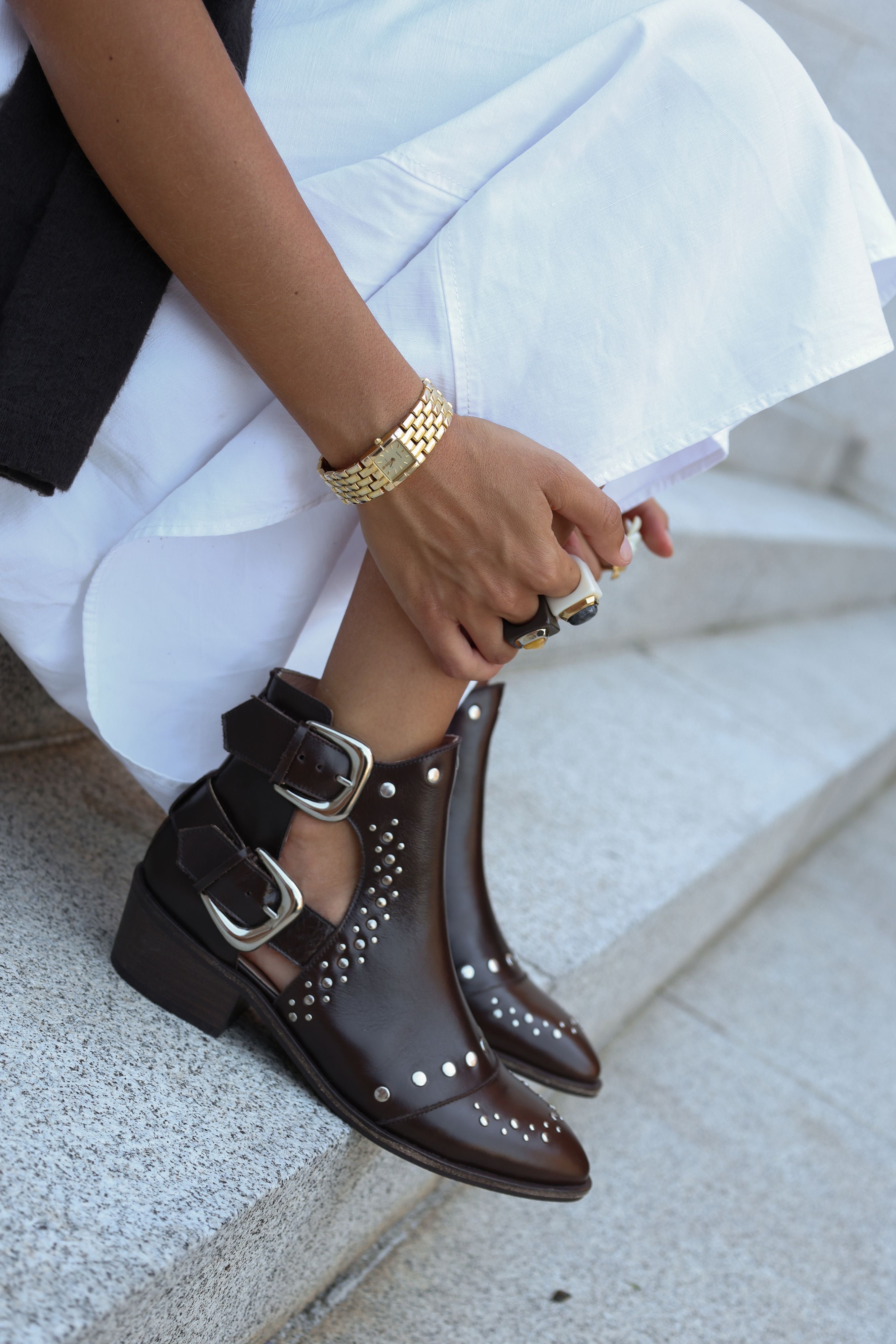 BOTIN ALEXA CHOCOLATE 5CM