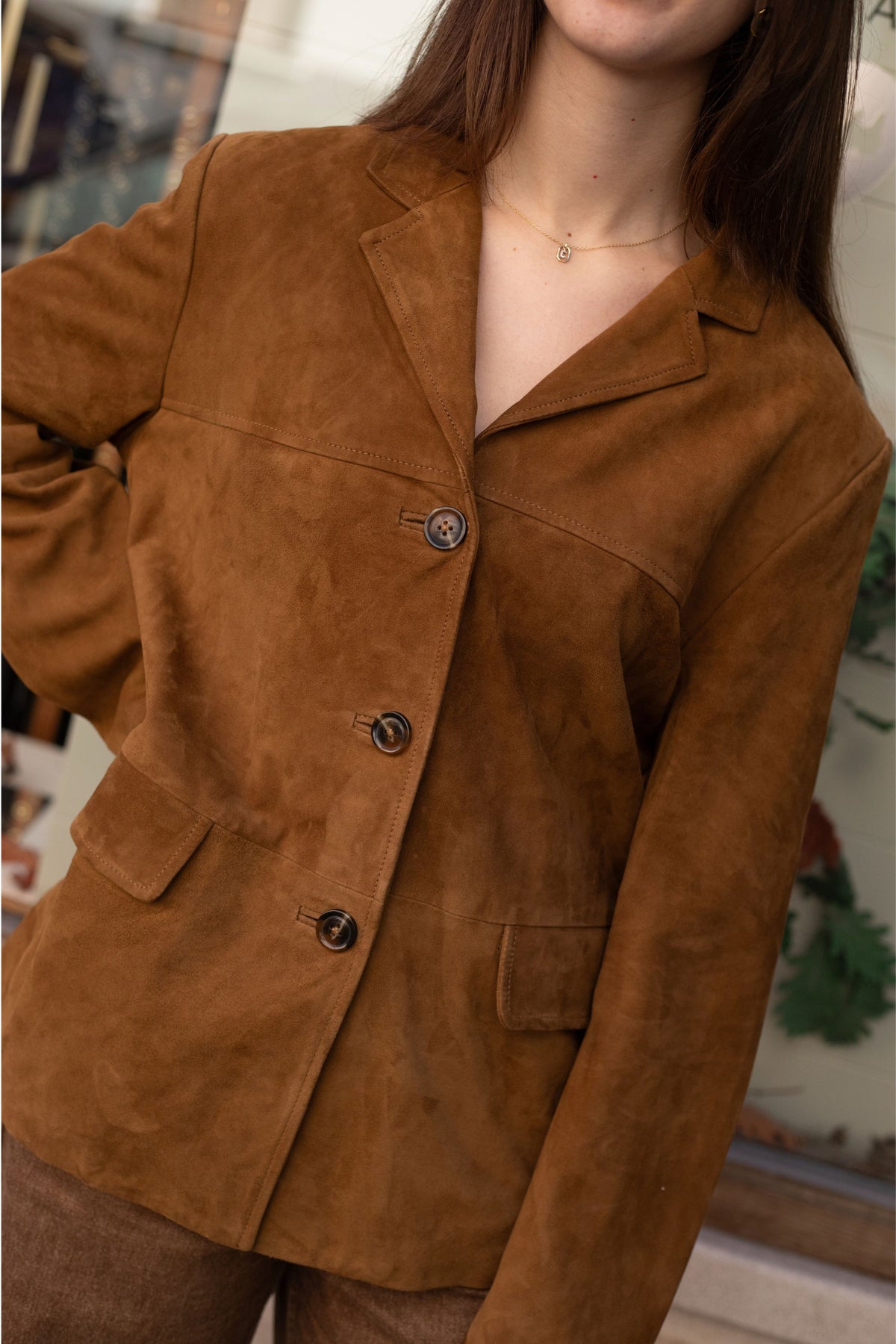 BLAZER ANTE CARAMELO