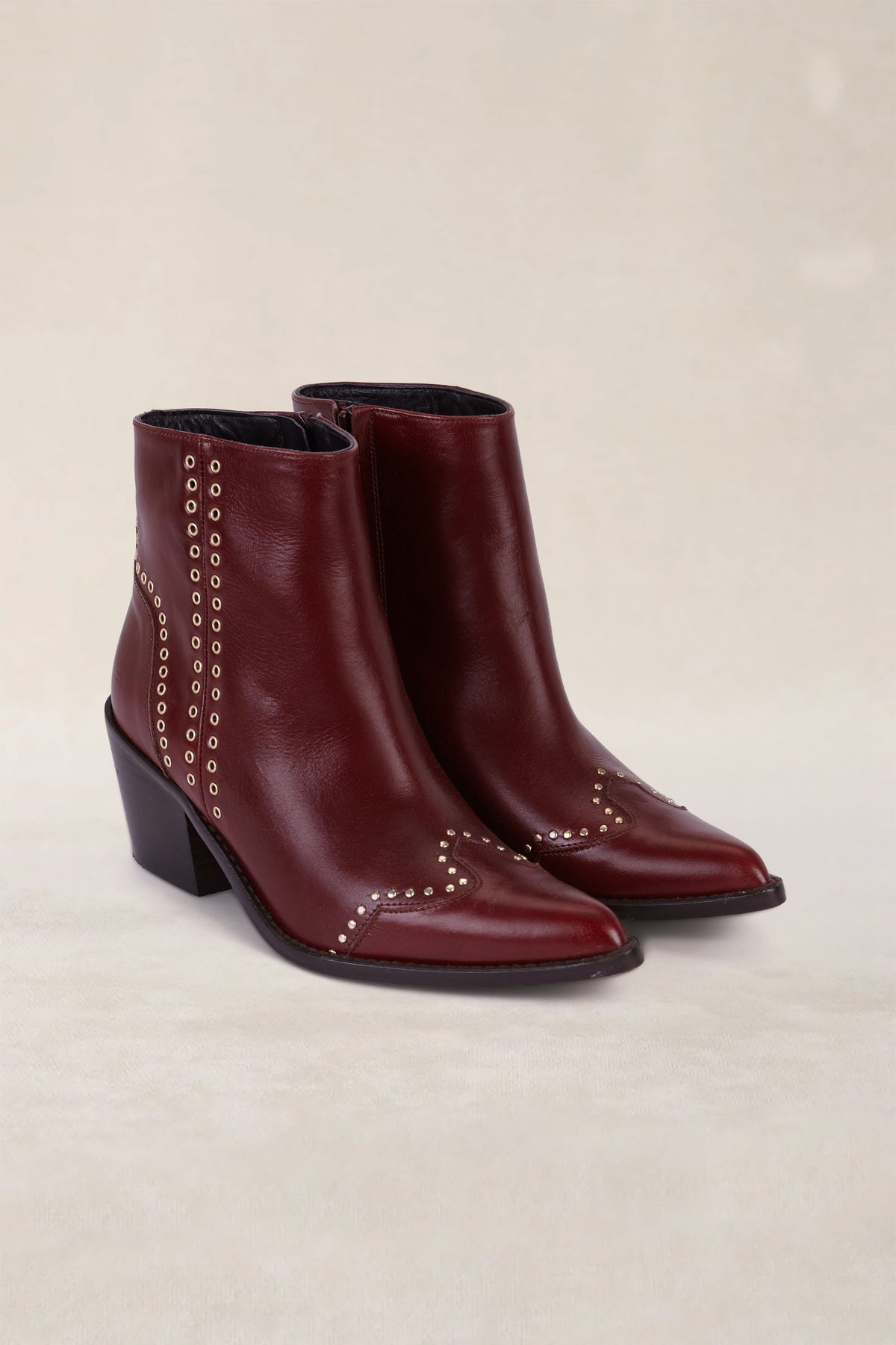 BOTIN JOANNA BURDEOS TACON 7CM