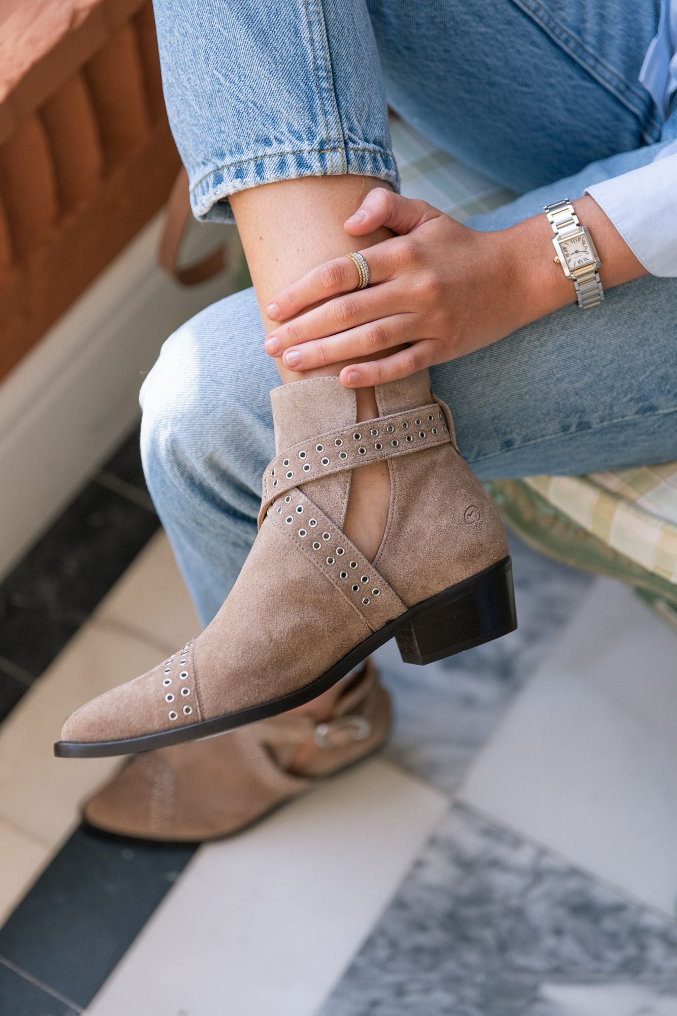 BOWIE SERRAJE BEIGE 4CM