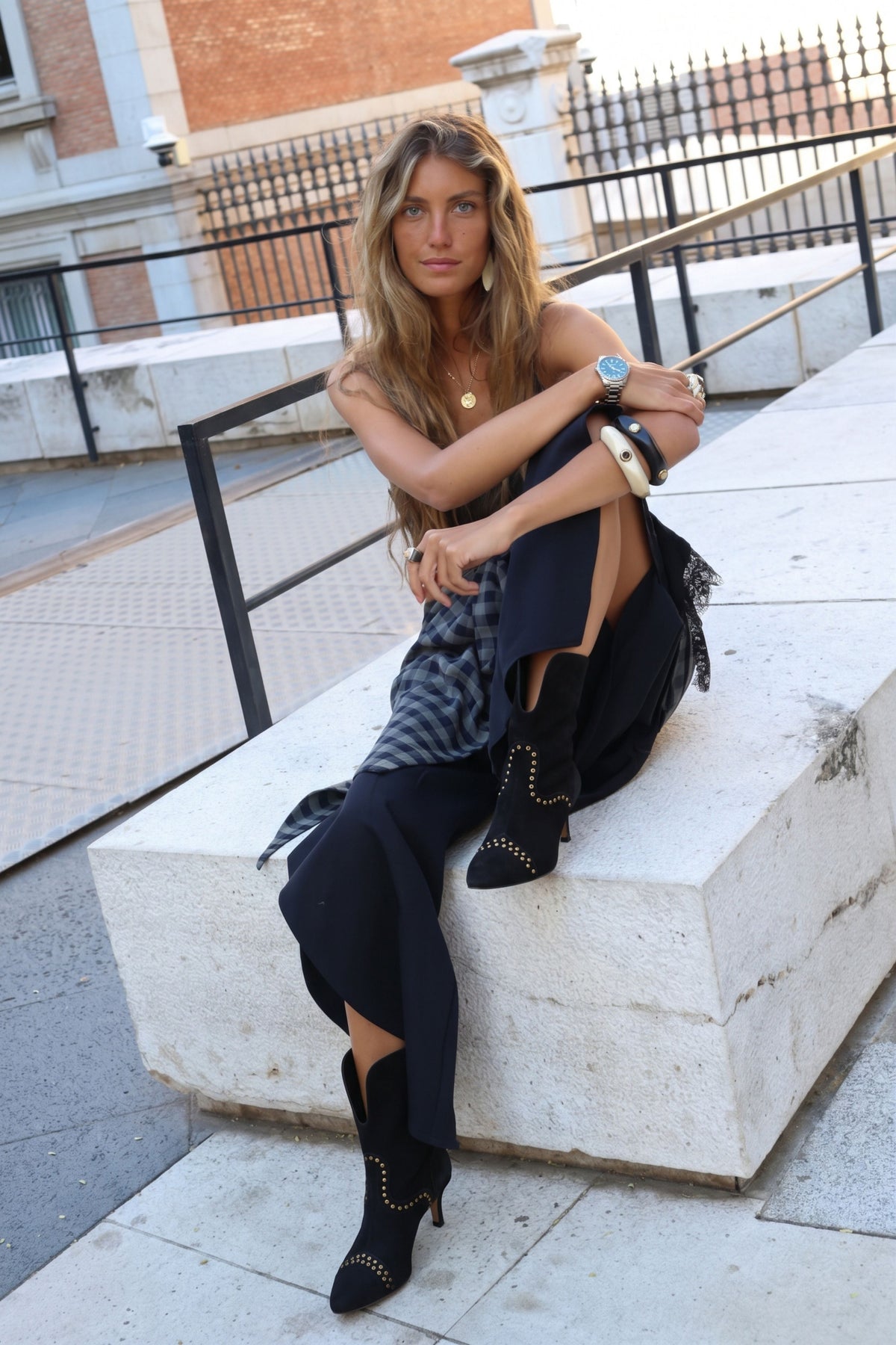 BLACK ROMA ANKLE BOOT