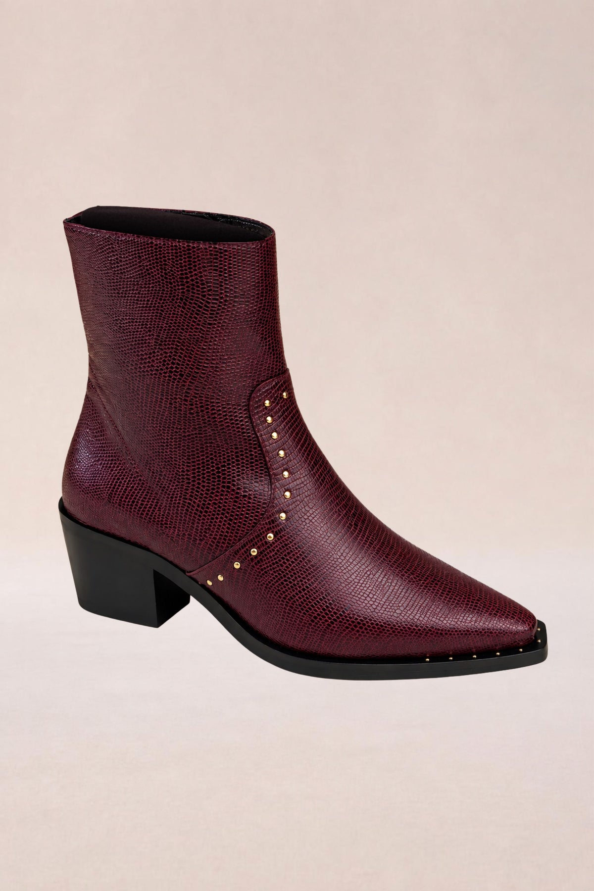 BOTIN VEGA TEJUS BURDEOS 5CM
