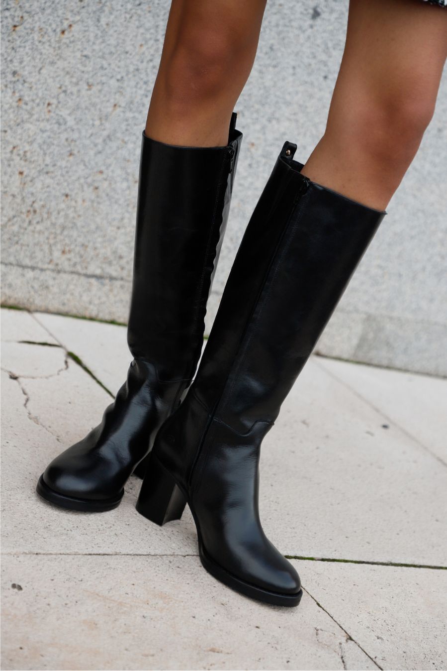 TRIENNALE BOOTS BLACK 7CM