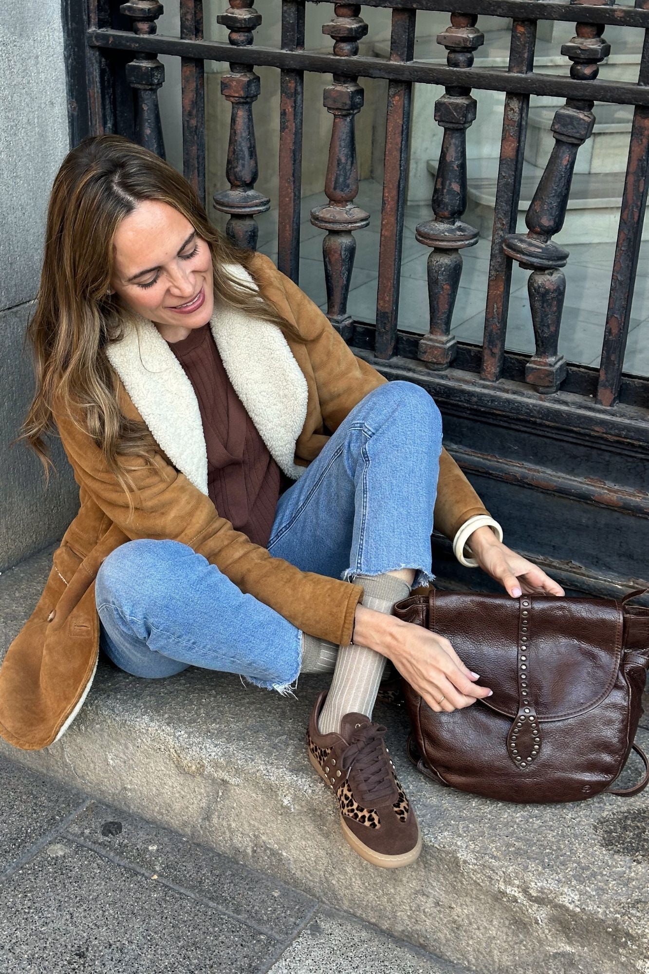 SNEAKER CHOCOLATE LEOPARDO