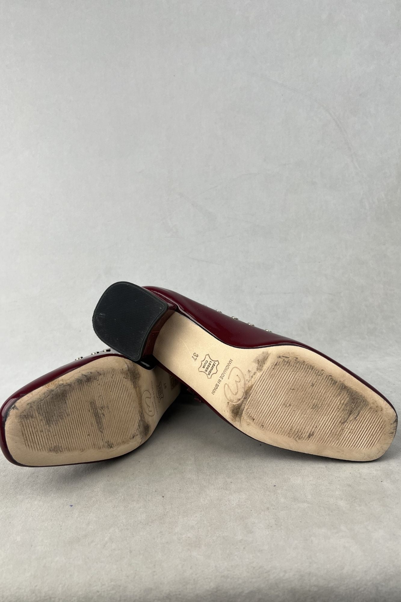 BALLERINA OXBLOOD PATENT LEATHER