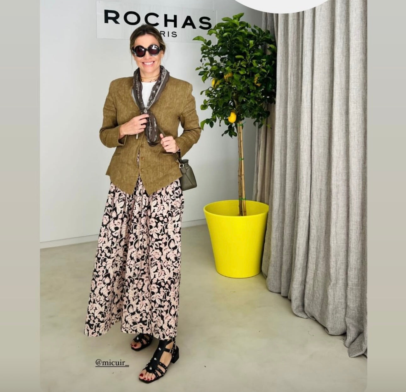 BELEN BLACK SANDAL 4CM