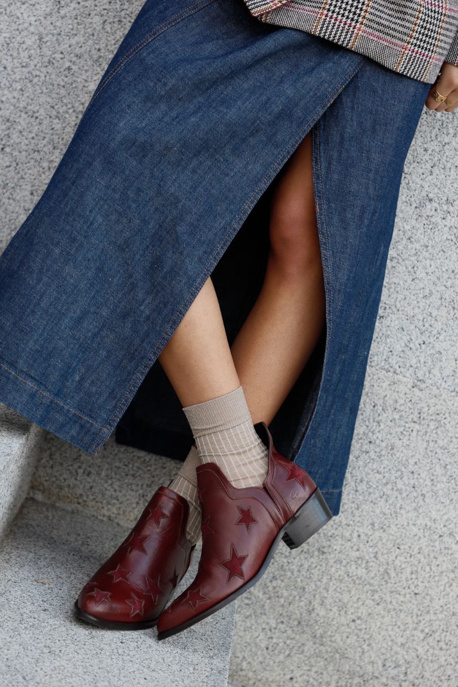 Bottes Star bordeaux 4 cm