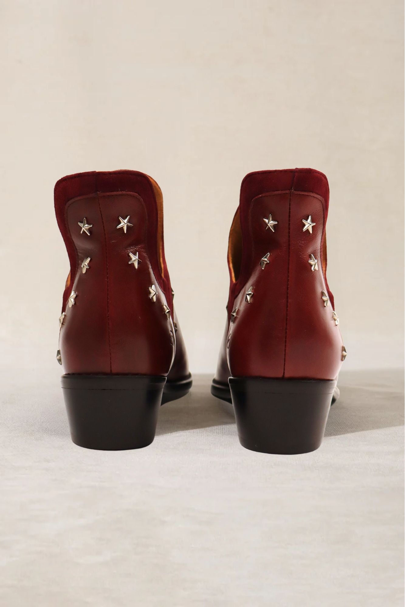 NAY BOOTS BURGUNDY 4CM