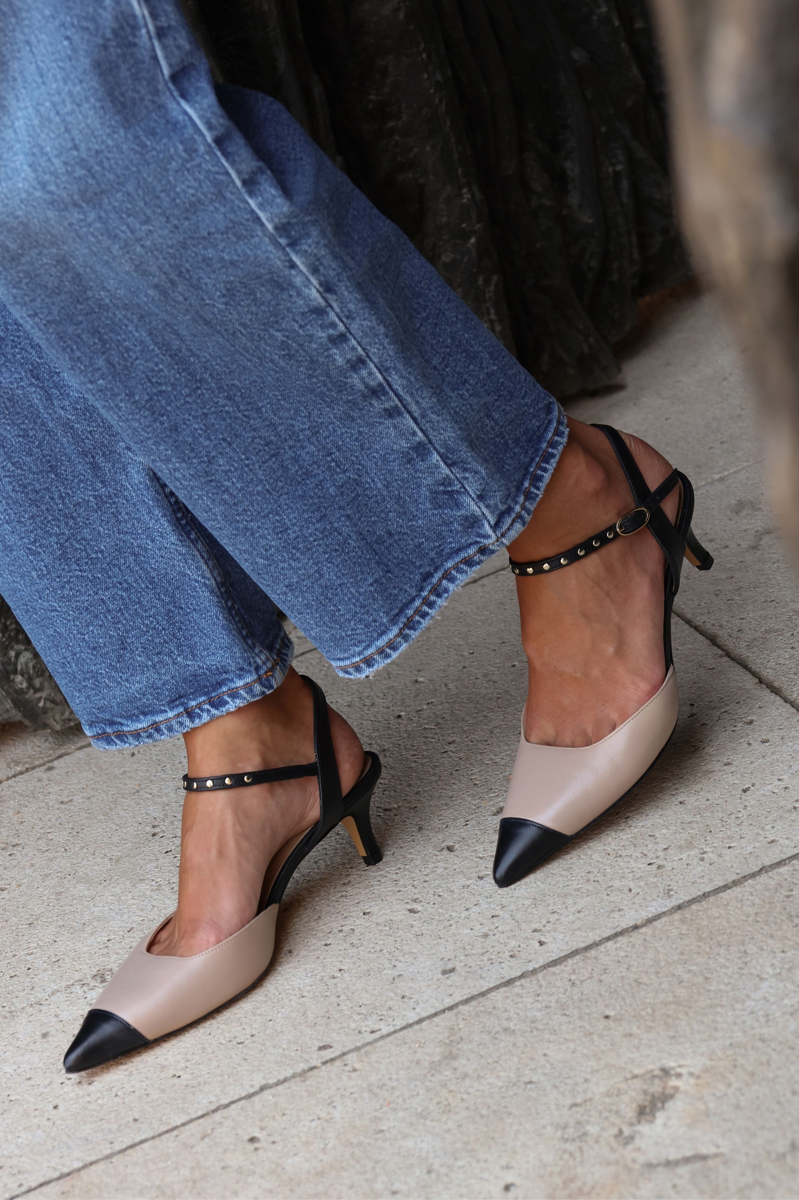 SANDALIA ELISABETH NUDE 5CM