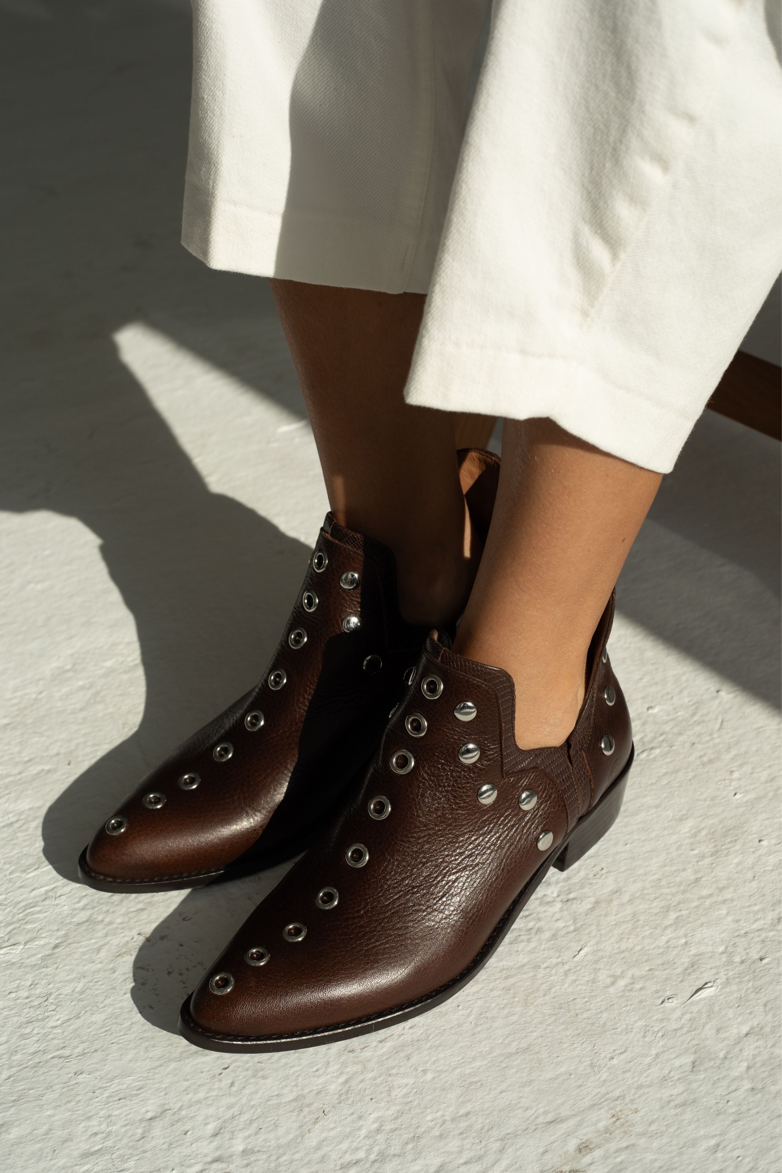 Bottes Punky Chocolat 4 cm
