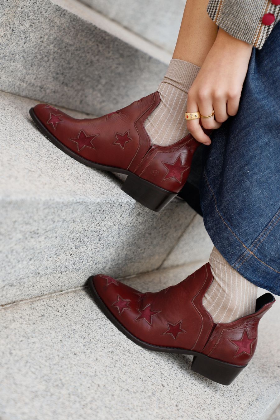 STAR BOOTS BURDEOS 4CM