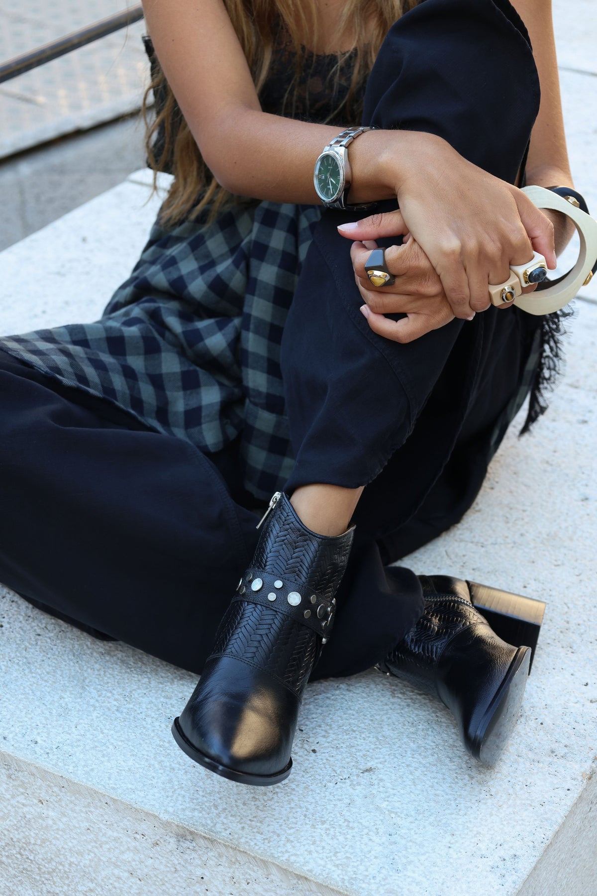 PETRA BOOTS NEGRAS 7CM