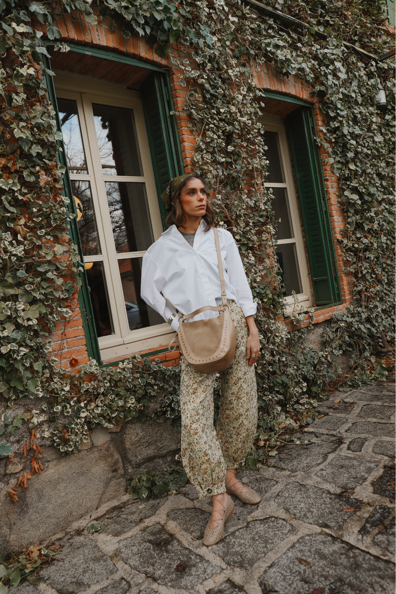 BAILARINA TRENZADA SIENNA TAUPE 1CM