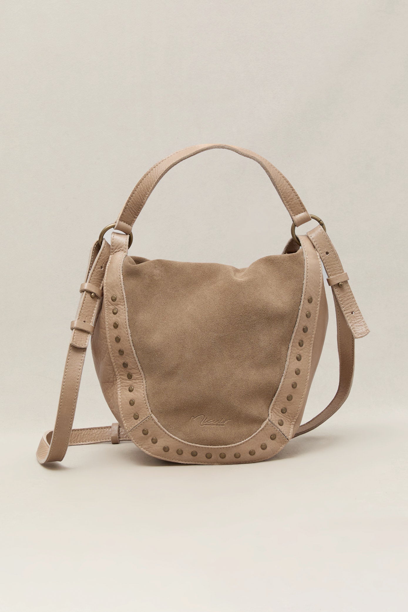 BOLSO HOBBO COMBINADO TAUPE