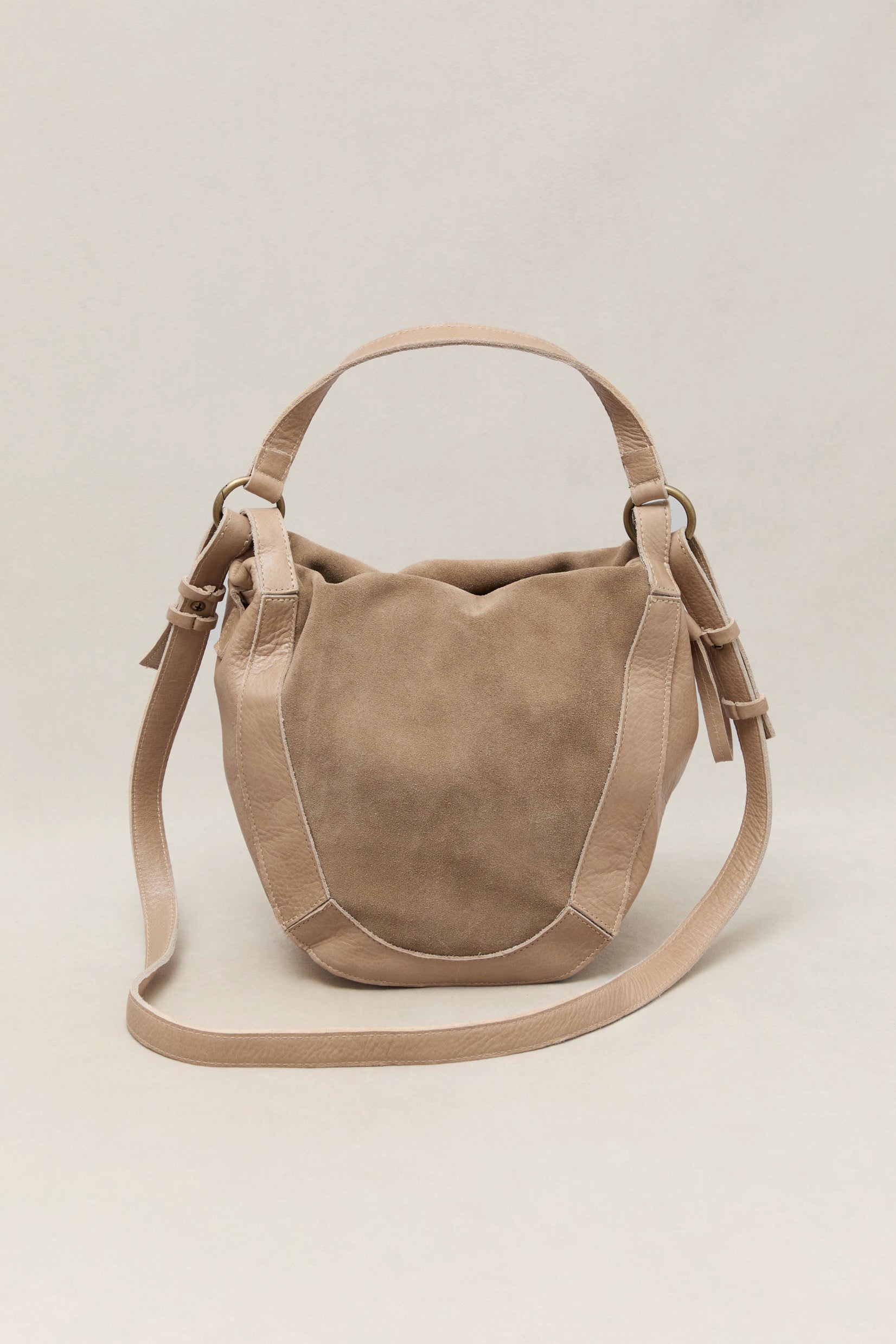 BOLSO HOBBO COMBINADO TAUPE