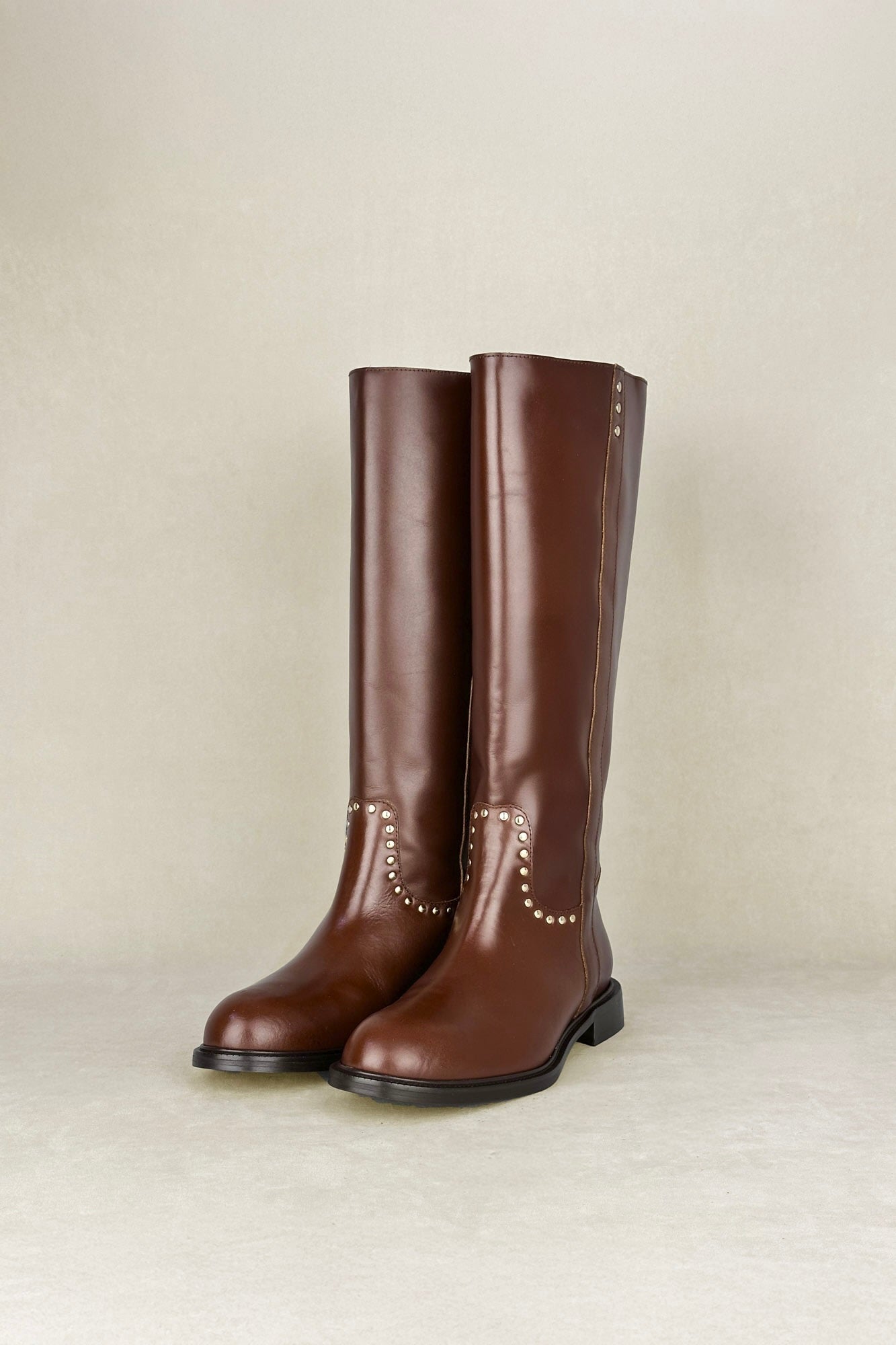 BOTTE D'ÉQUITATION MARRON 2,5 CM