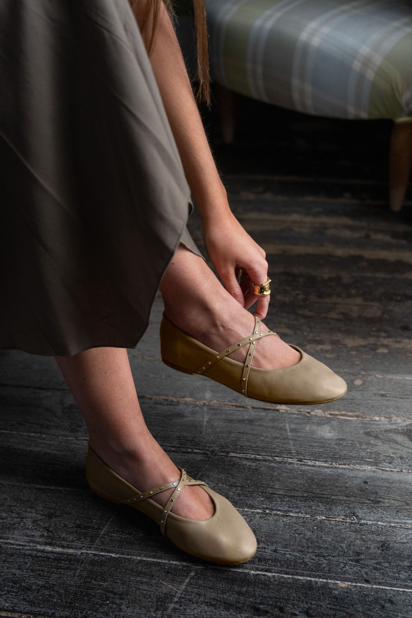 Bailarinas efecto guante hiperflexible