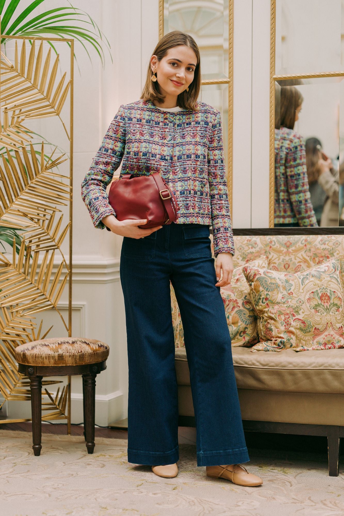 BAILARINA CRUZADA LATTE 1CM