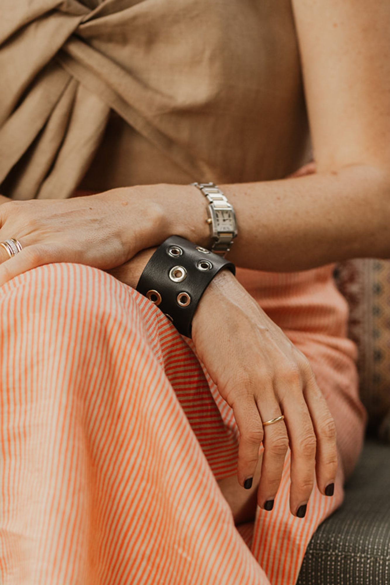 BRAZALETE PUNKY NEGRO