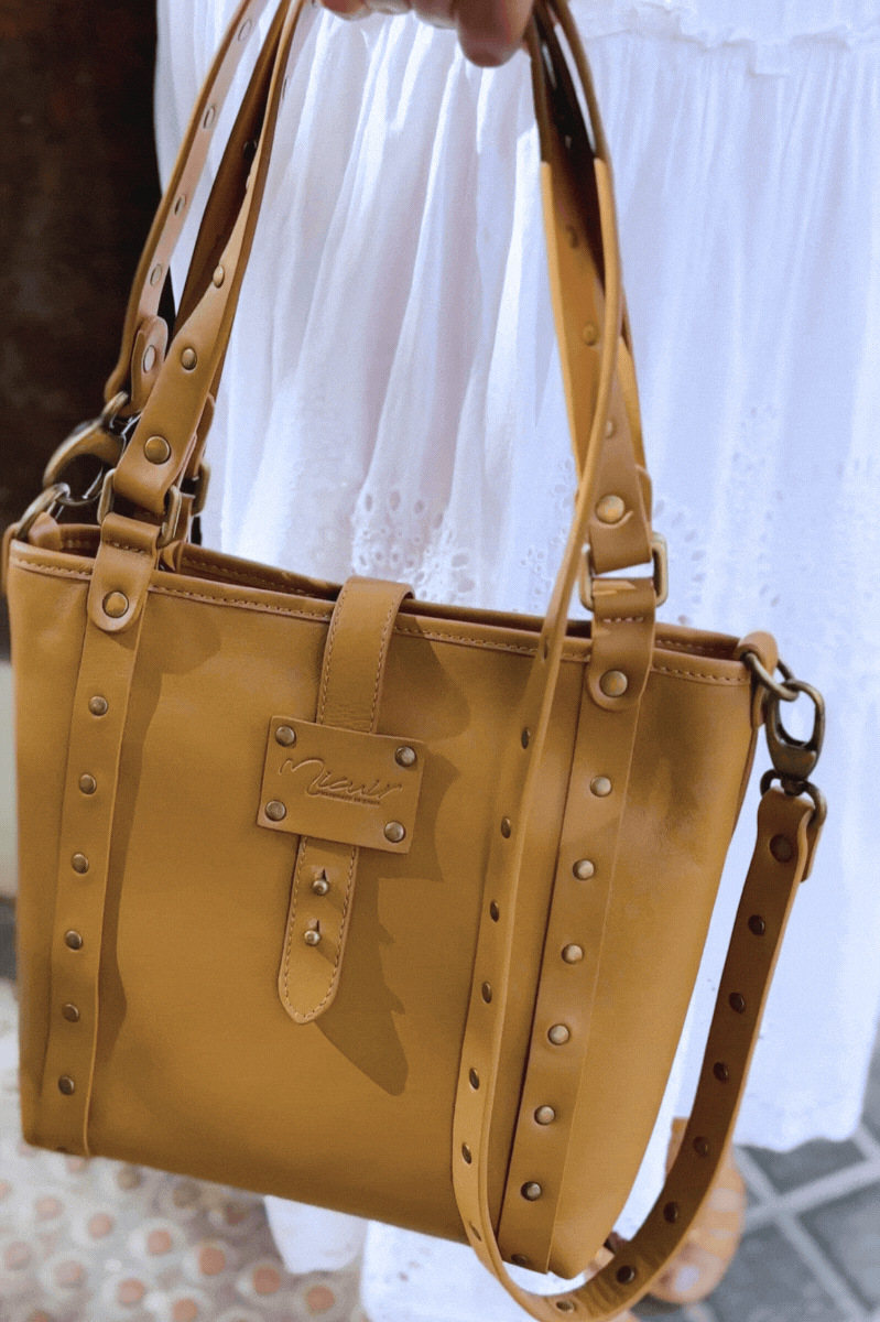 BOLSO SHOPPER MINI TOSTADO