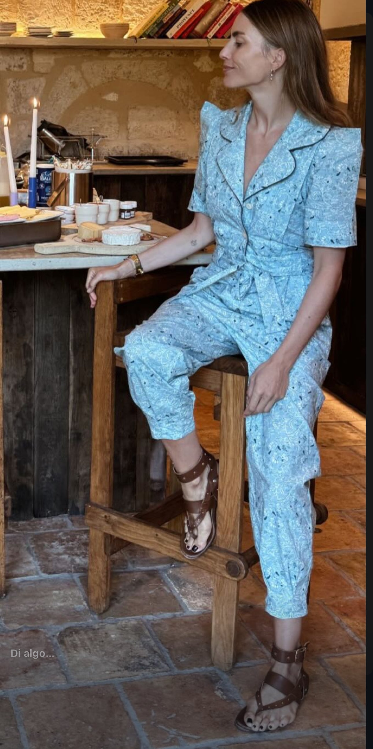 SANDALE PLATE EN CUIR BIARRITZ À CLOUS