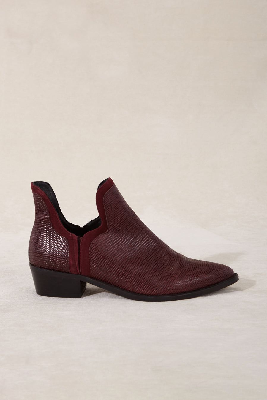 FRIDA TEJUS BURGUNDY 4CM