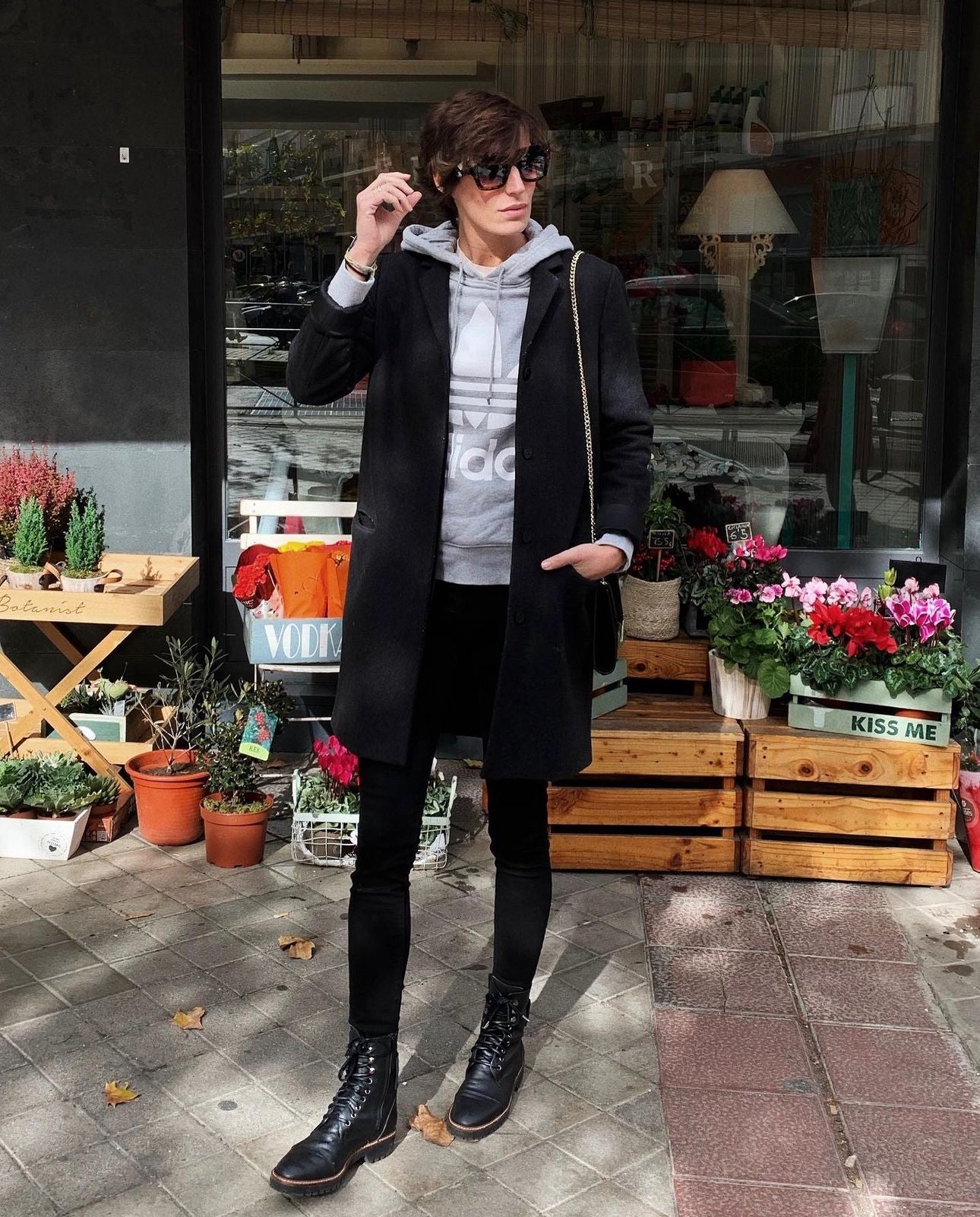 MILITY BOOTS BLACK 3.5CM