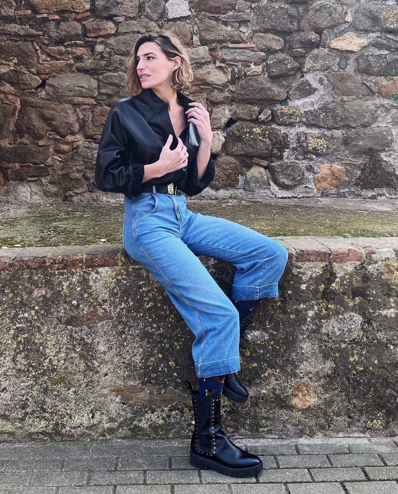 CHUNKY BOOTS NEGRA 4.5CM