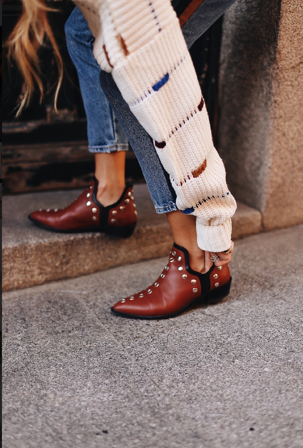 PUNKY BOOTS AVELLANA TACHAS PLATA 4CM