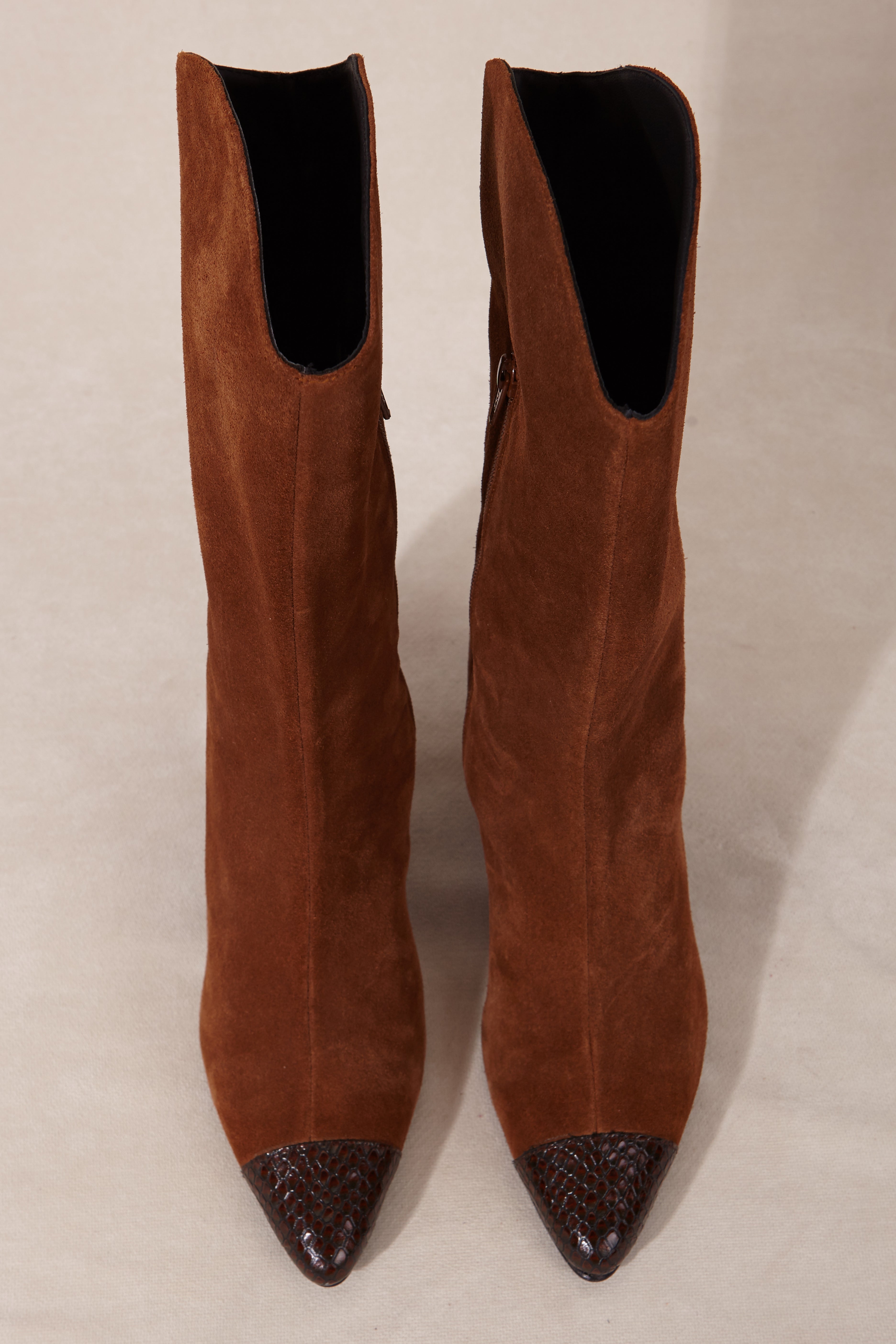 GIGI BOOTS CARAMELO 6.5CM