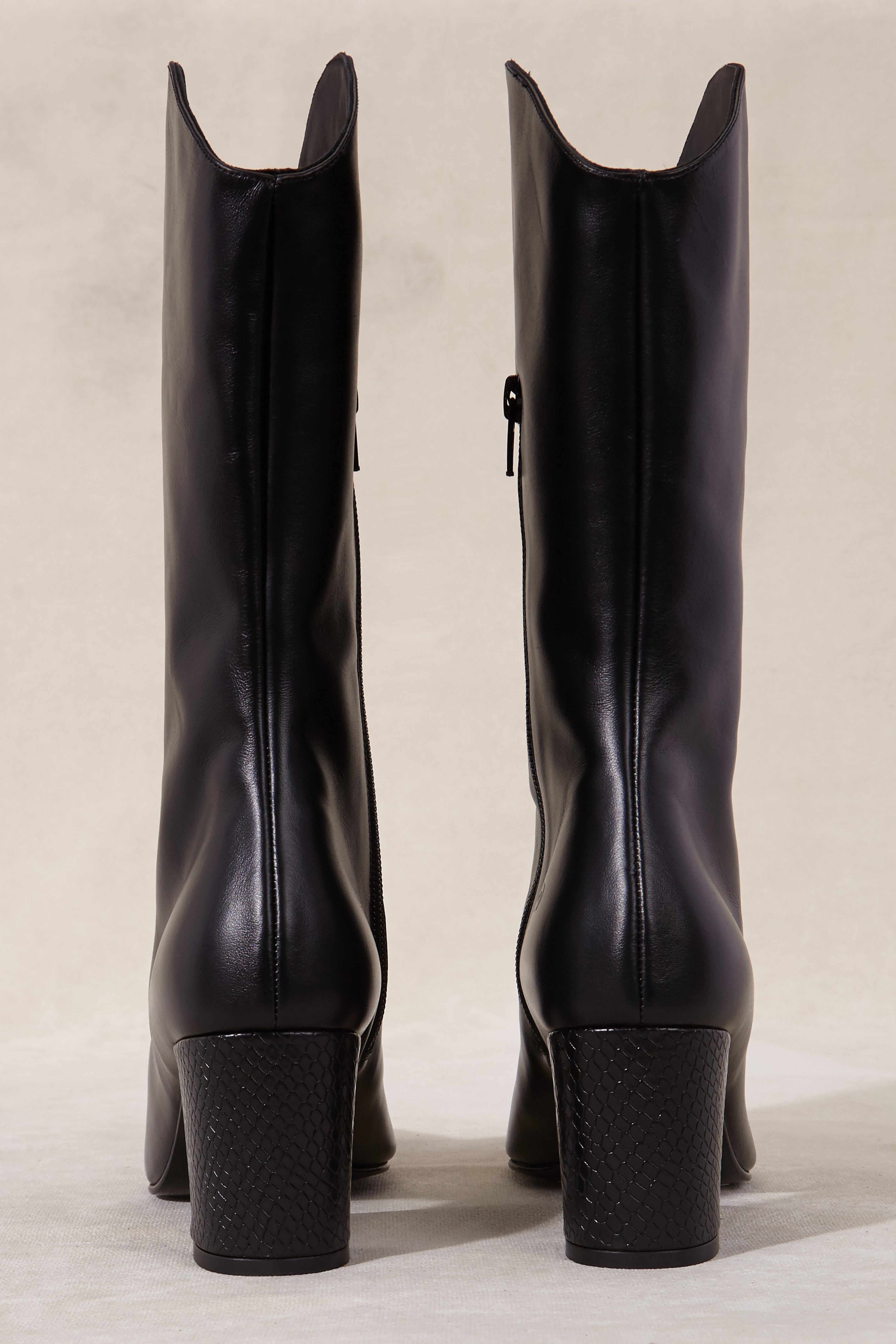 GIGI BOOTS NEGRAS 6.5CM