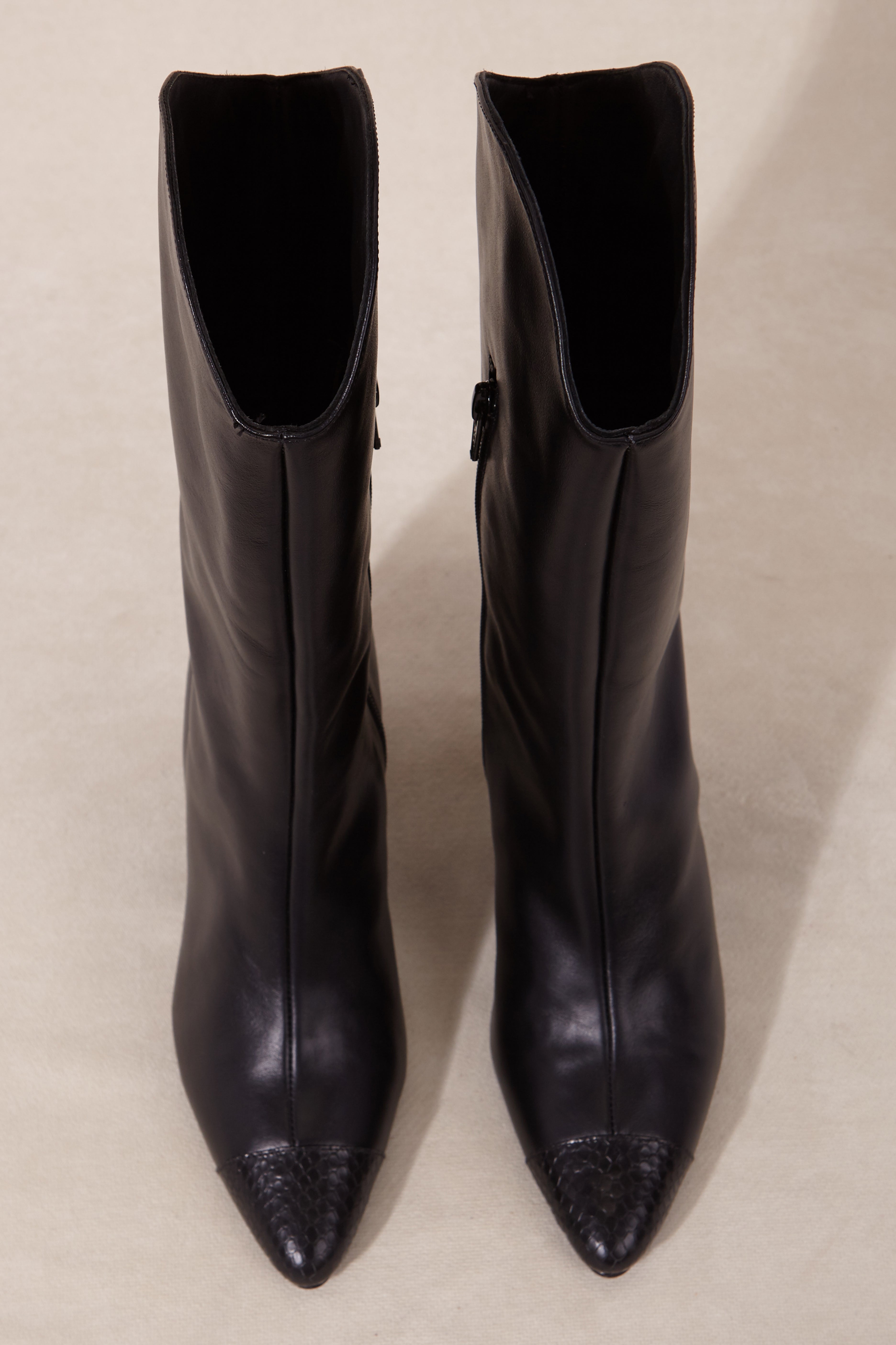 GIGI BOOTS NEGRAS 6.5CM