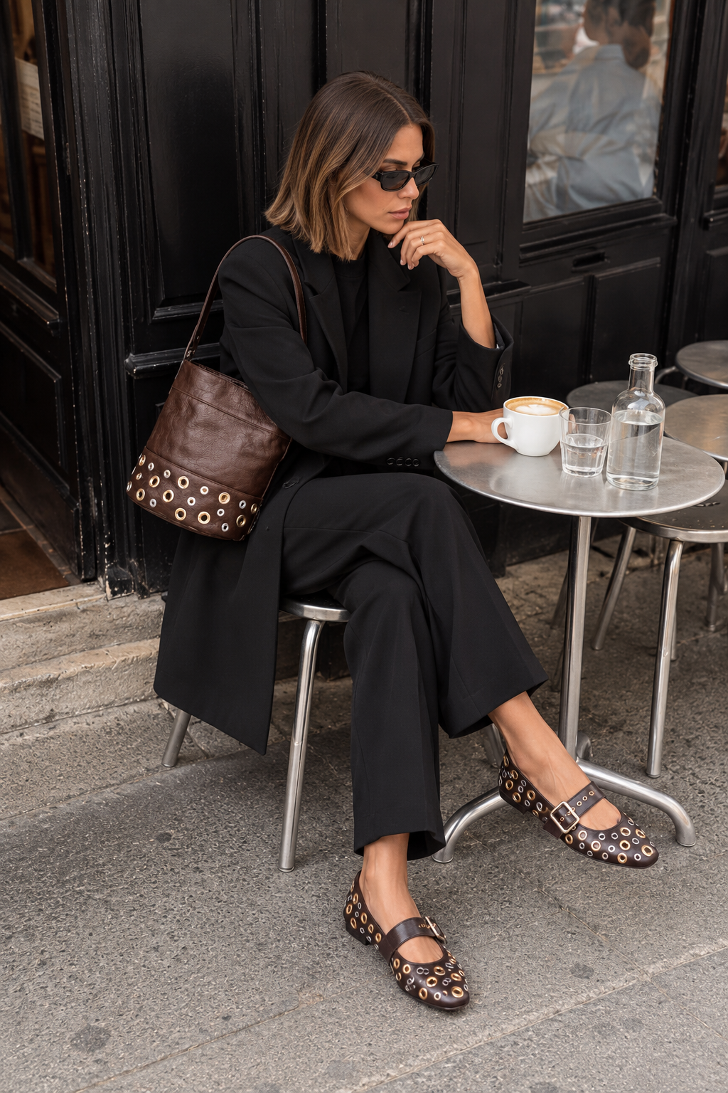MINI ROCK CHOCOLATE BUCKET BAG