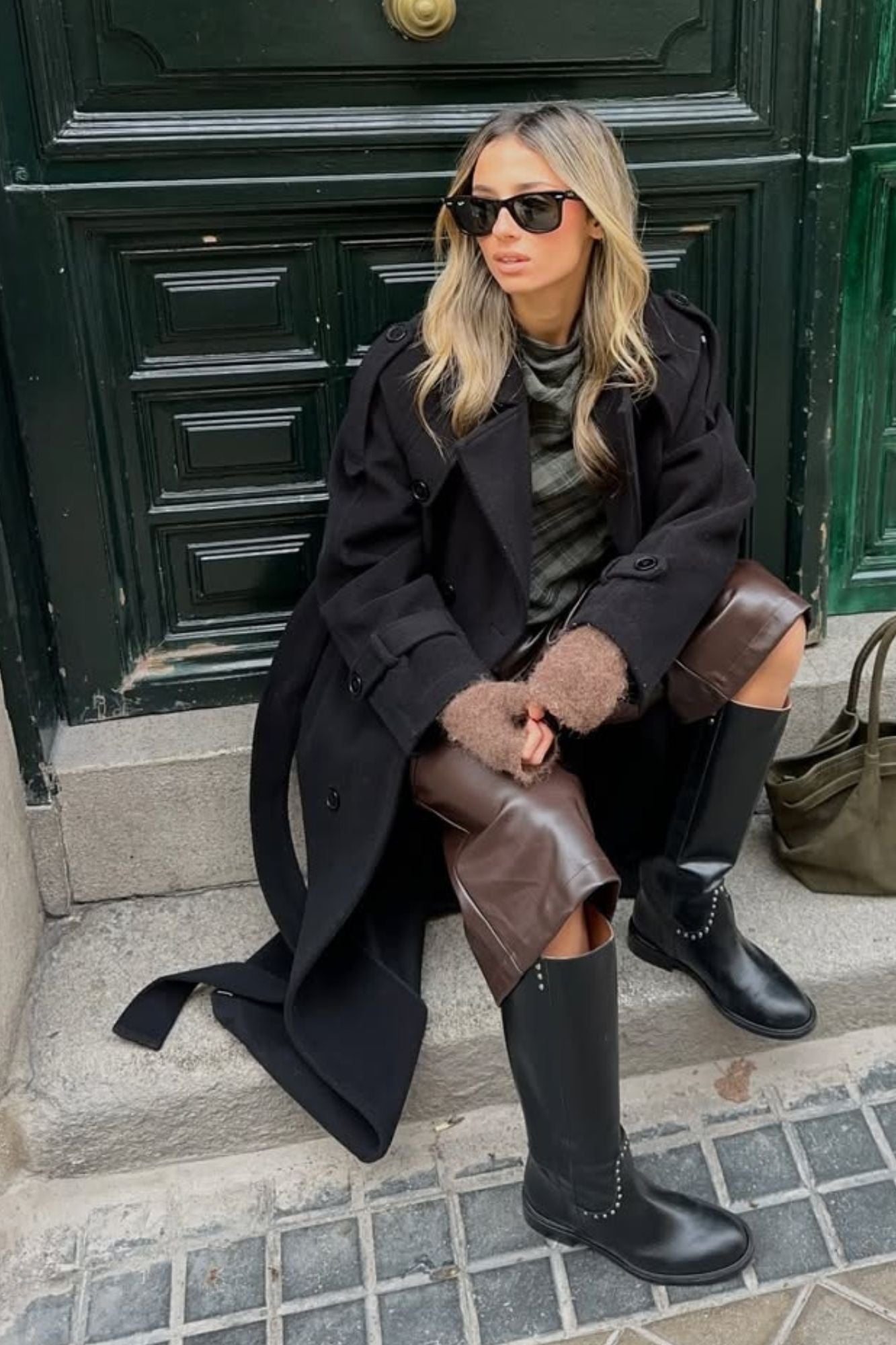 BOTTE D'ÉQUITATION NOIRE 2,5 CM