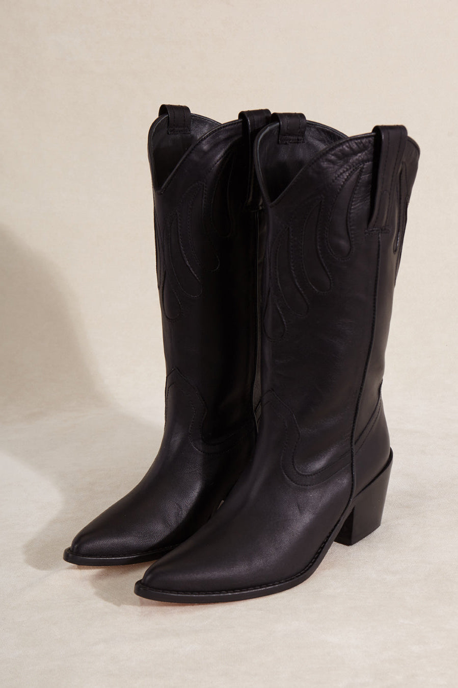 Bottes MESTIZO noires 7 cm