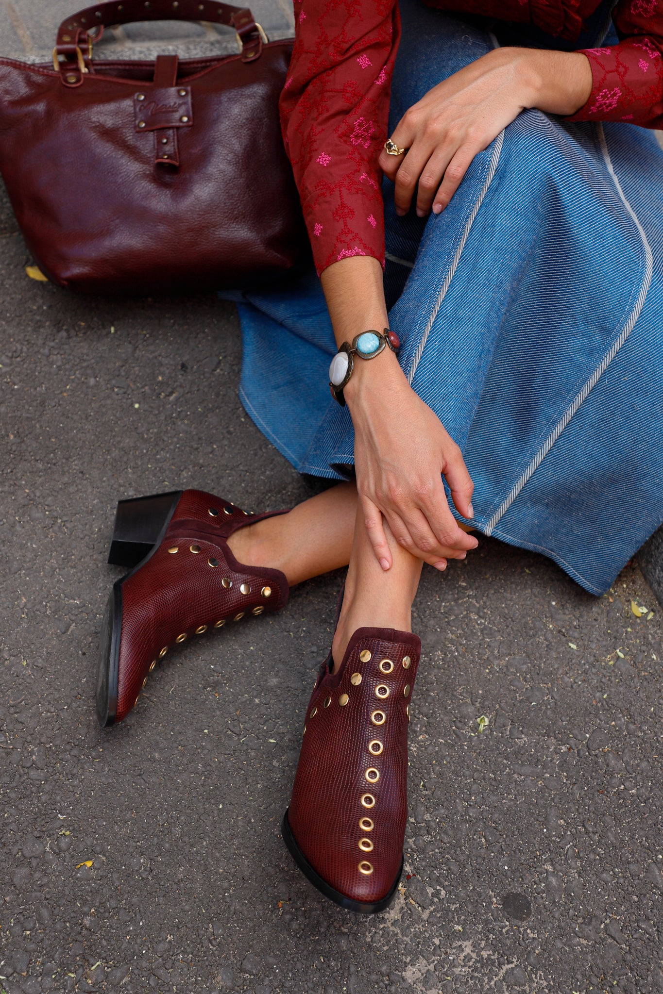 PUNKY BOOTS SPECIAL EDITION GRANATE 6CM