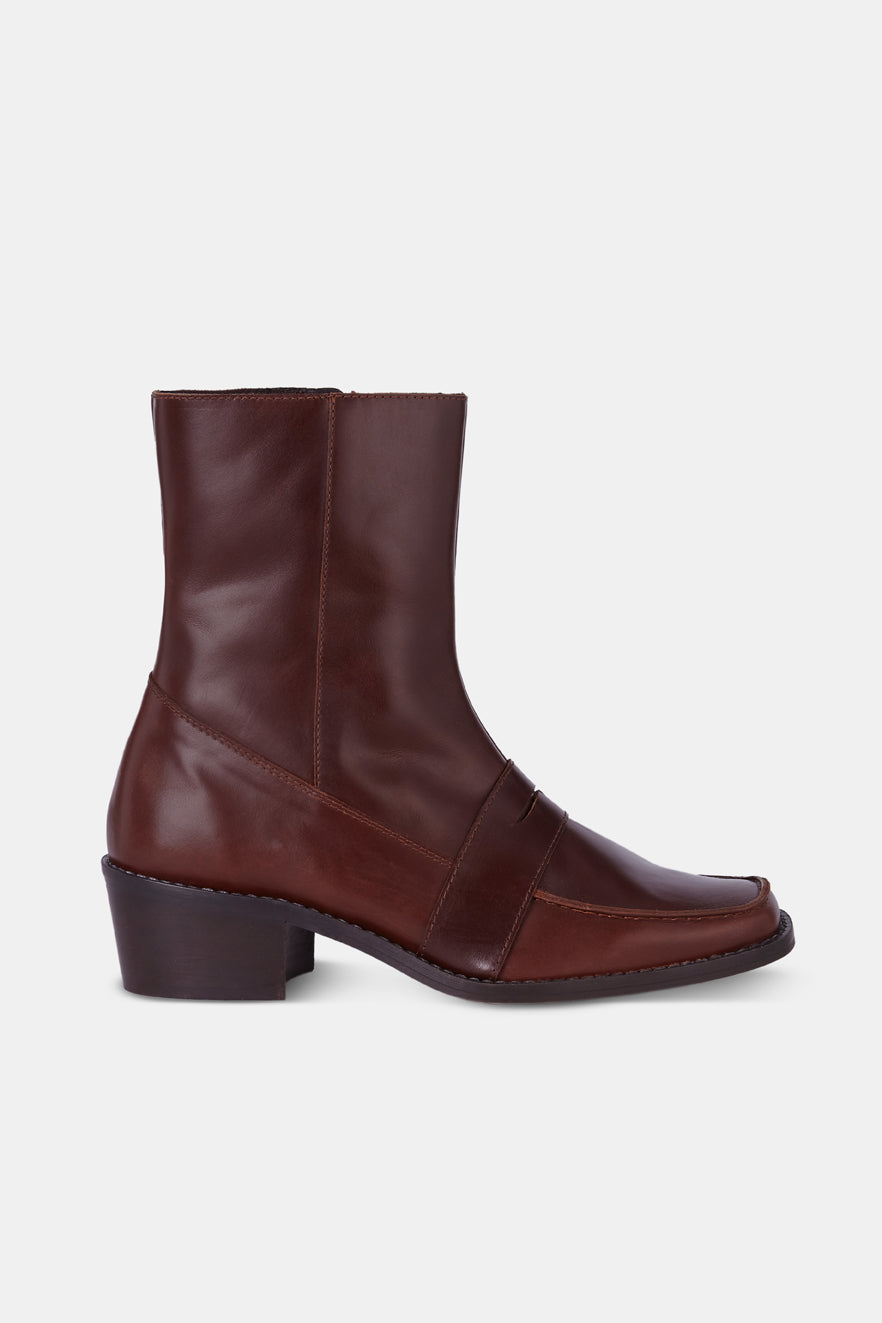 FONTANA BOOTS BROWN 4.5CM