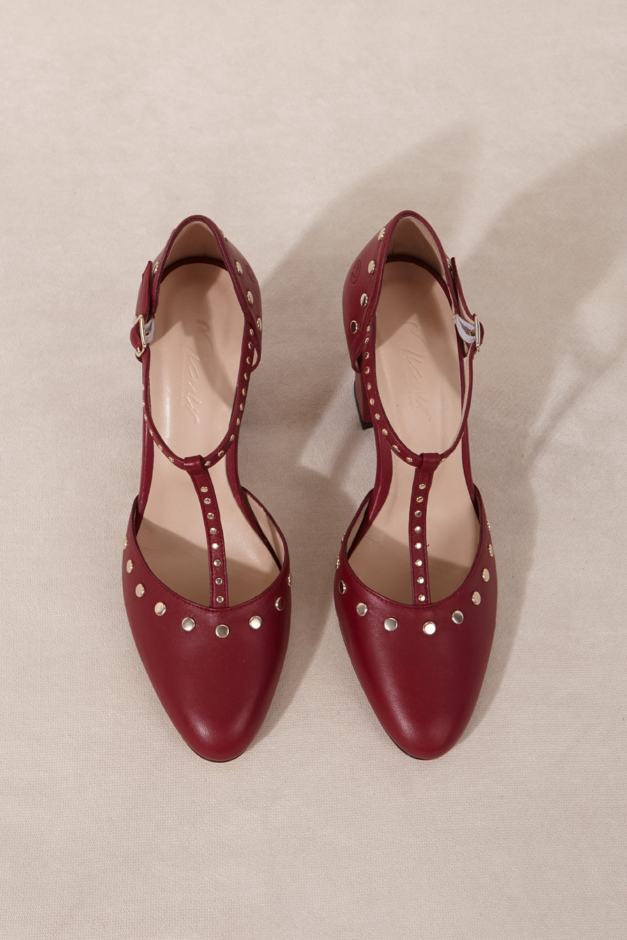 SALON T-BAR MAROON 9 CM