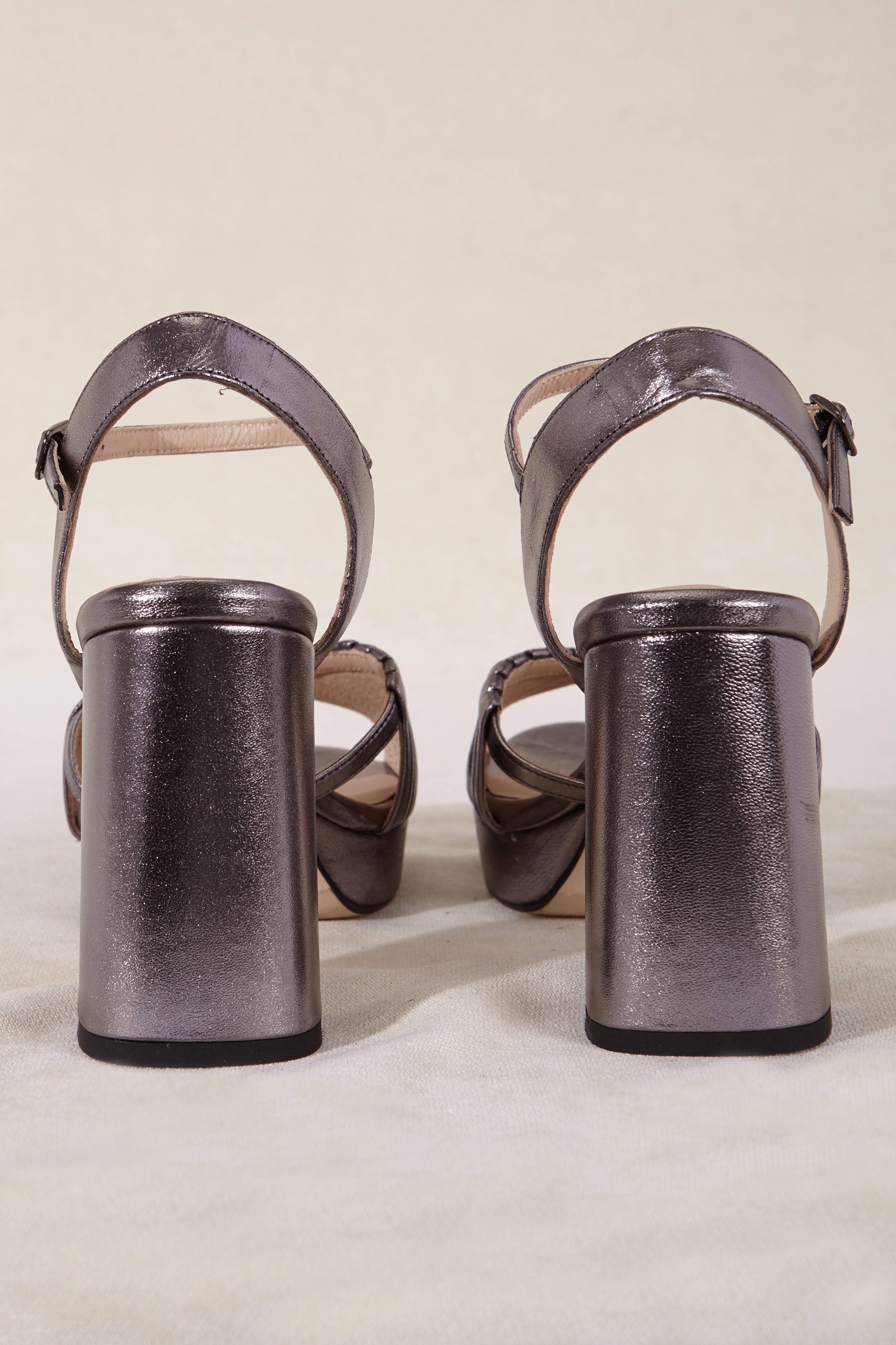 SANDALIA VIR PLOMO 9.5CM