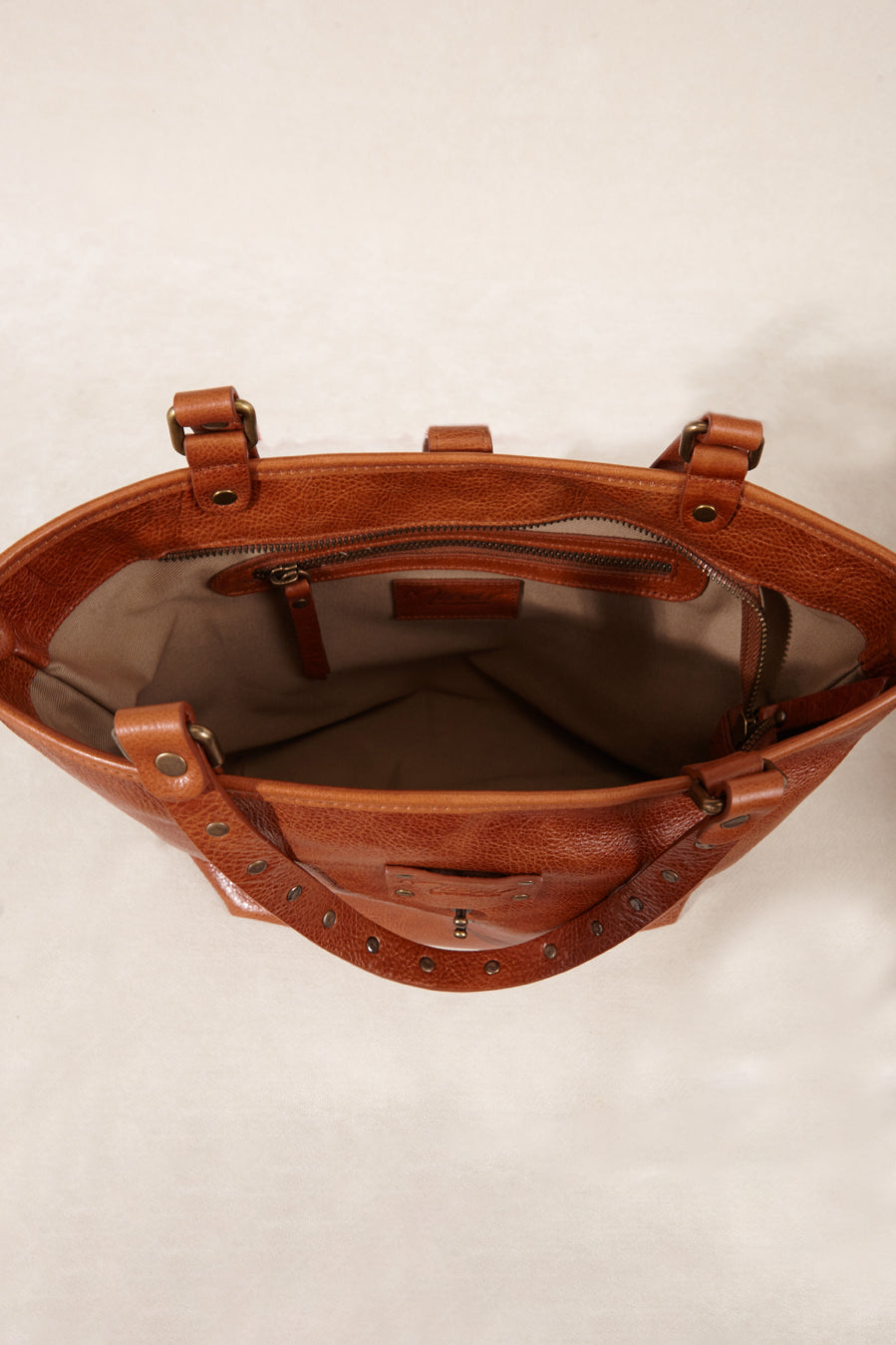 MINI LEATHER CARRYCOT