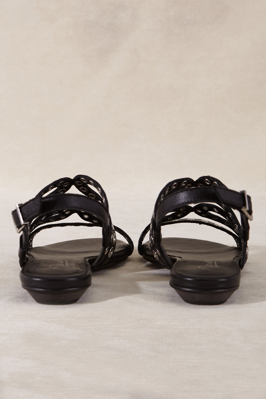 SANDALES PUNK NOIRES