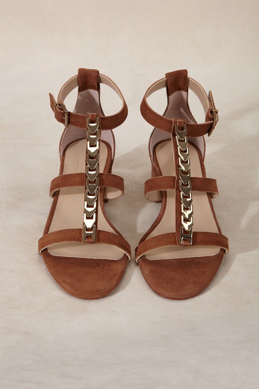 ST TROPEZ LEATHER SANDAL 5CM
