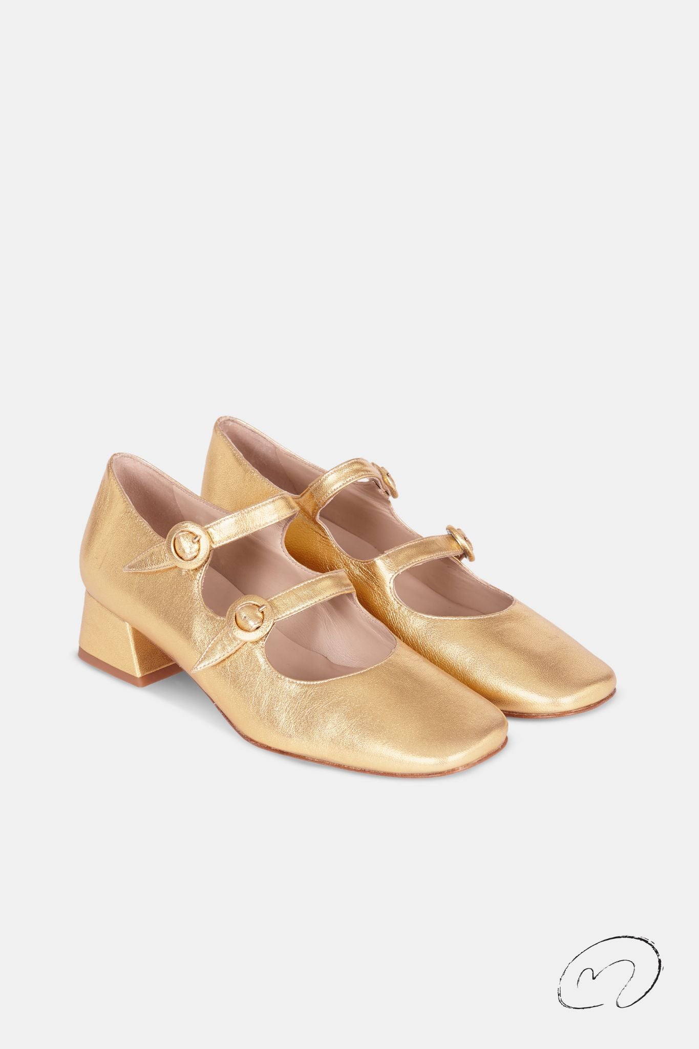 BALLERINA SPIGA GOLD 4CM