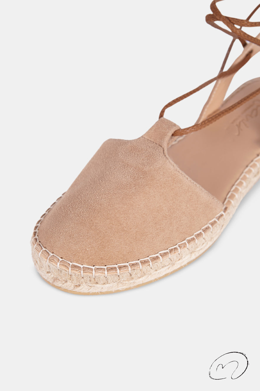 MEILAN BEIGE SUEDE 2CM