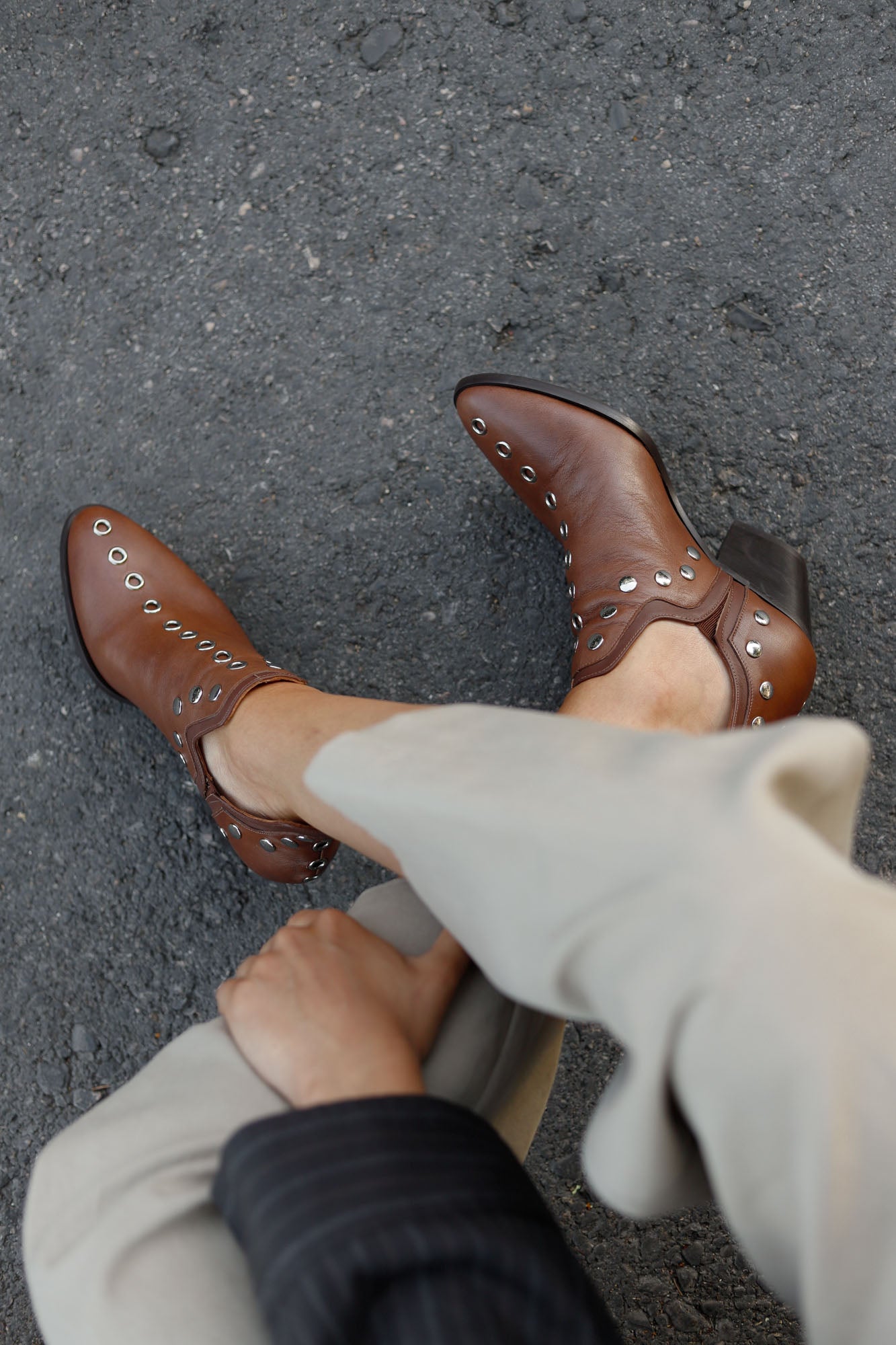 PUNKY BOOTS SPECIAL EDITION BROWN 6CM