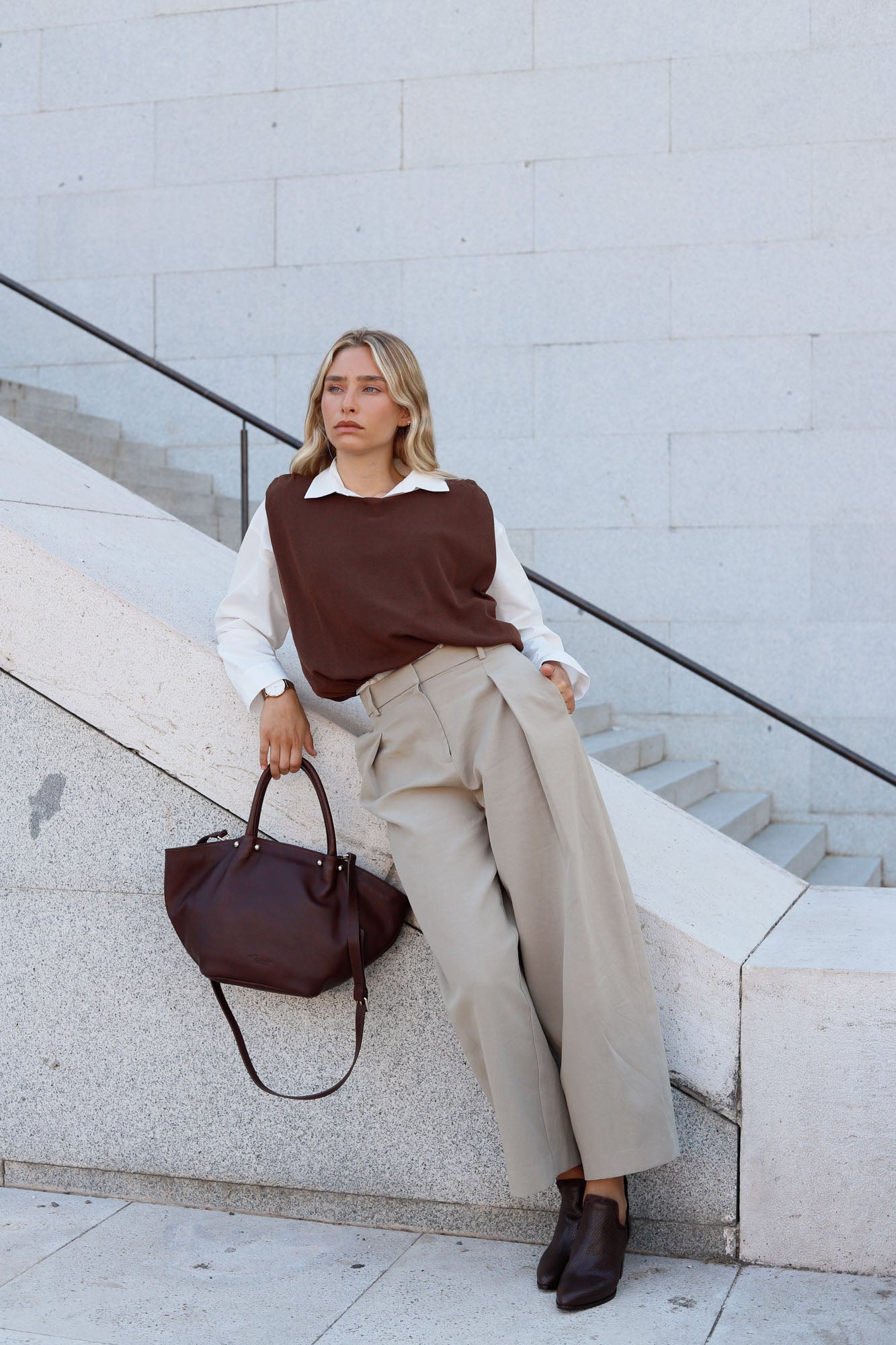 FRIDA SNAKE CHOCOLATE HEEL 7CM