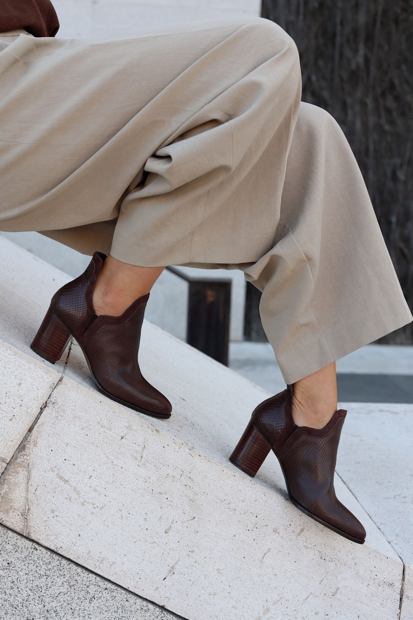 FRIDA SNAKE CHOCOLATE TACON 7CM