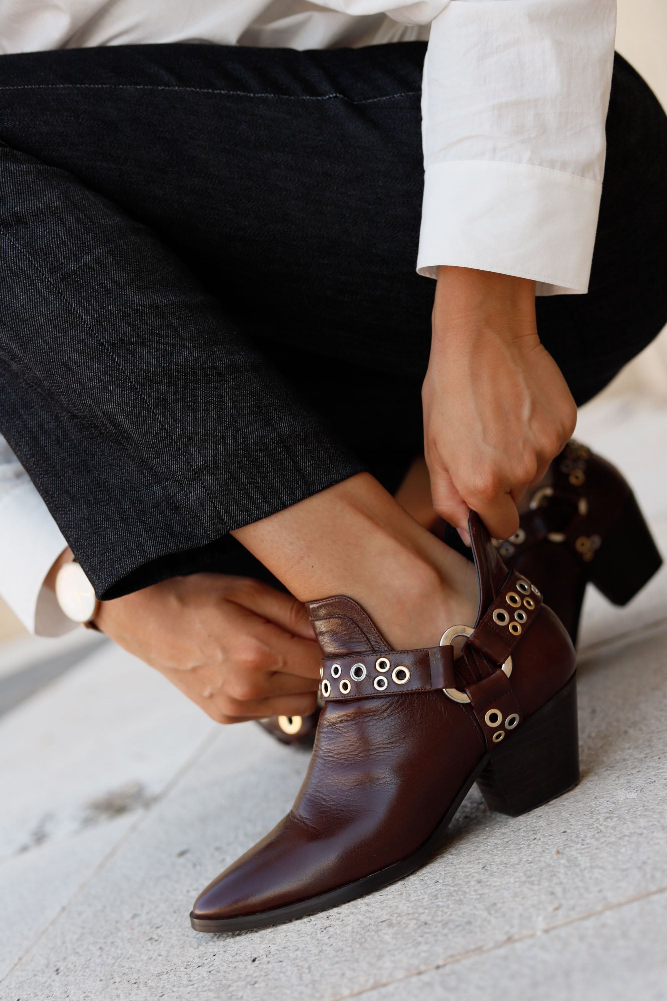 ROCK CHOCOLATE BOOT 6CM